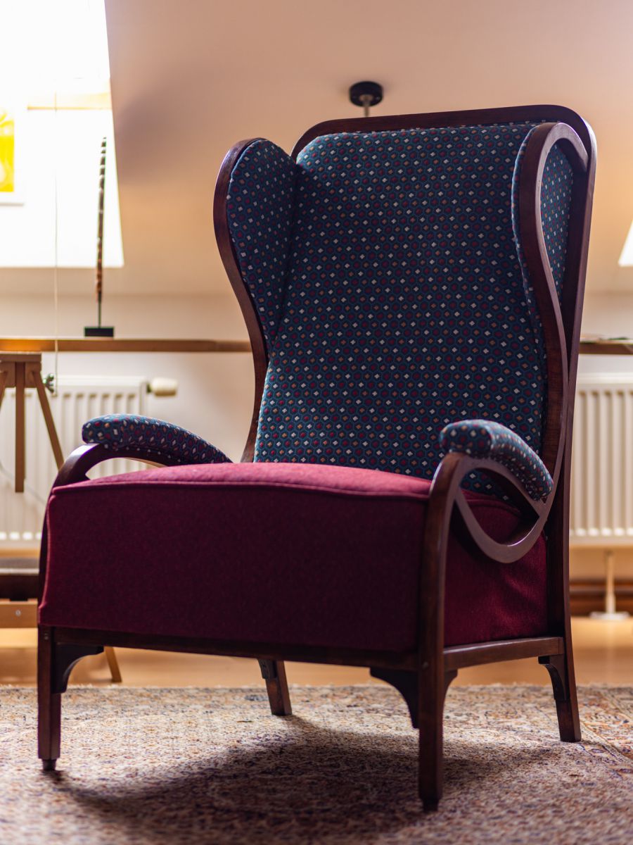 Zrenovované křeslo - Thonet Nr. 6542 - po renovaci